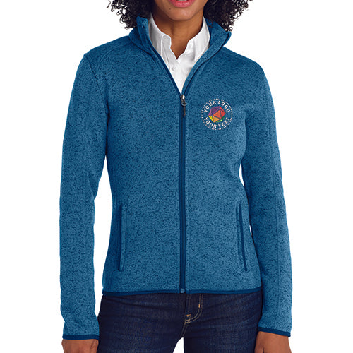 Port Authority® Custom Embroidered Women's Sweater Fleece Jacket - L232