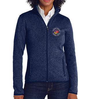 Port Authority® Custom Embroidered Women's Sweater Fleece Jacket - L232