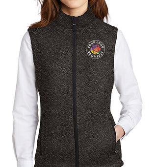 Port Authority ® Custom Embroidered Women's Sweater Fleece Vest - L236
