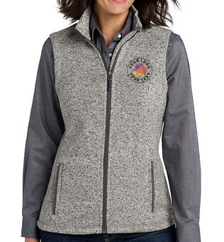 Port Authority ® Custom Embroidered Women's Sweater Fleece Vest - L236
