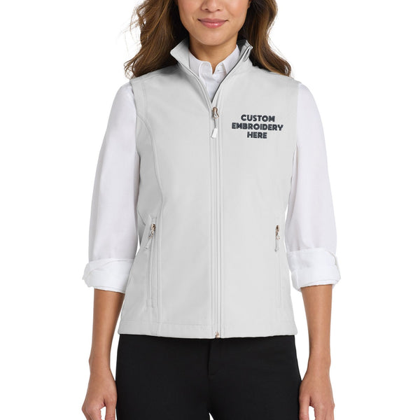 Port Authority® Custom Embroidered Women's Core Soft Shell Vest - L325