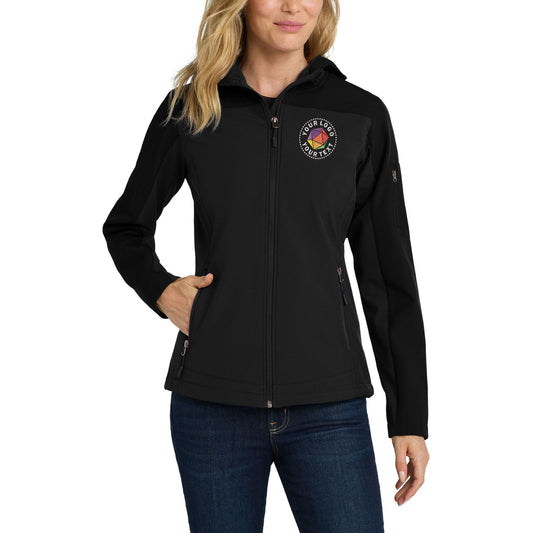 Port Authority® Custom Embroidered Women's Hooded Core Soft Shell Jacket - L335