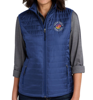 Port Authority® Custom Embroidered Women's Packable Puffy Vest - L851