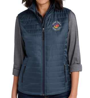 Port Authority® Custom Embroidered Women's Packable Puffy Vest - L851