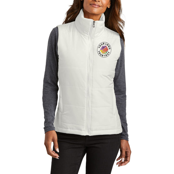 Port Authority® Custom Embroidered Women's Puffer Vest - L853