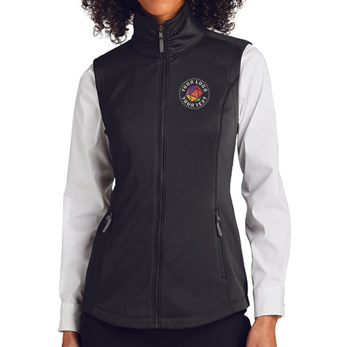 Port Authority® Custom Embroidered Women's Collective Smooth Fleece Vest - L906