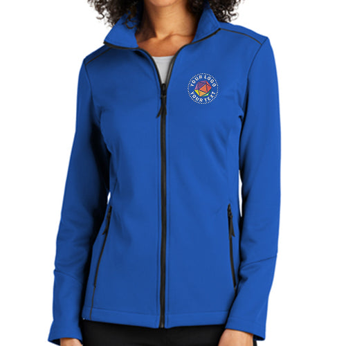 Port Authority® Custom Embroidered Women's Collective Tech Soft Shell Jacket - L921