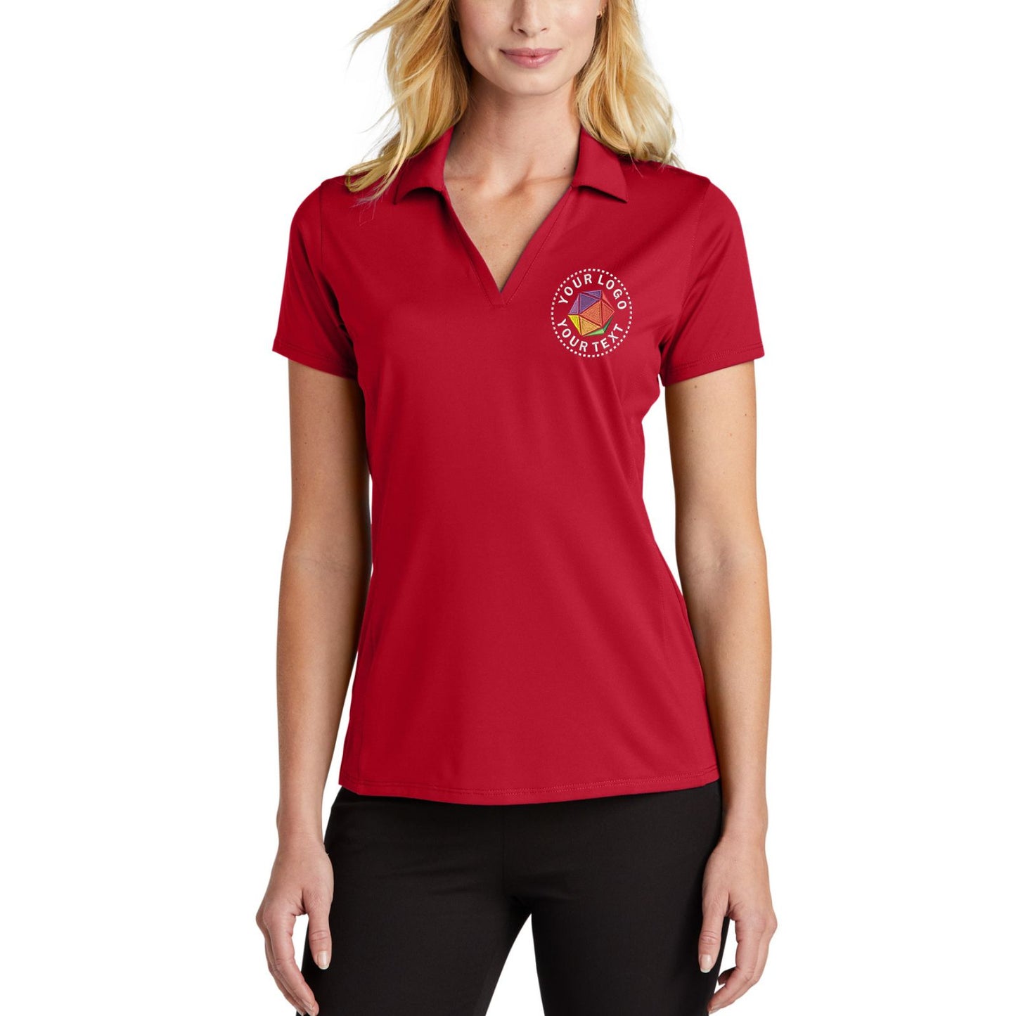 Port Authority® Custom Embroidered Women's Performance Staff Polo - LK398