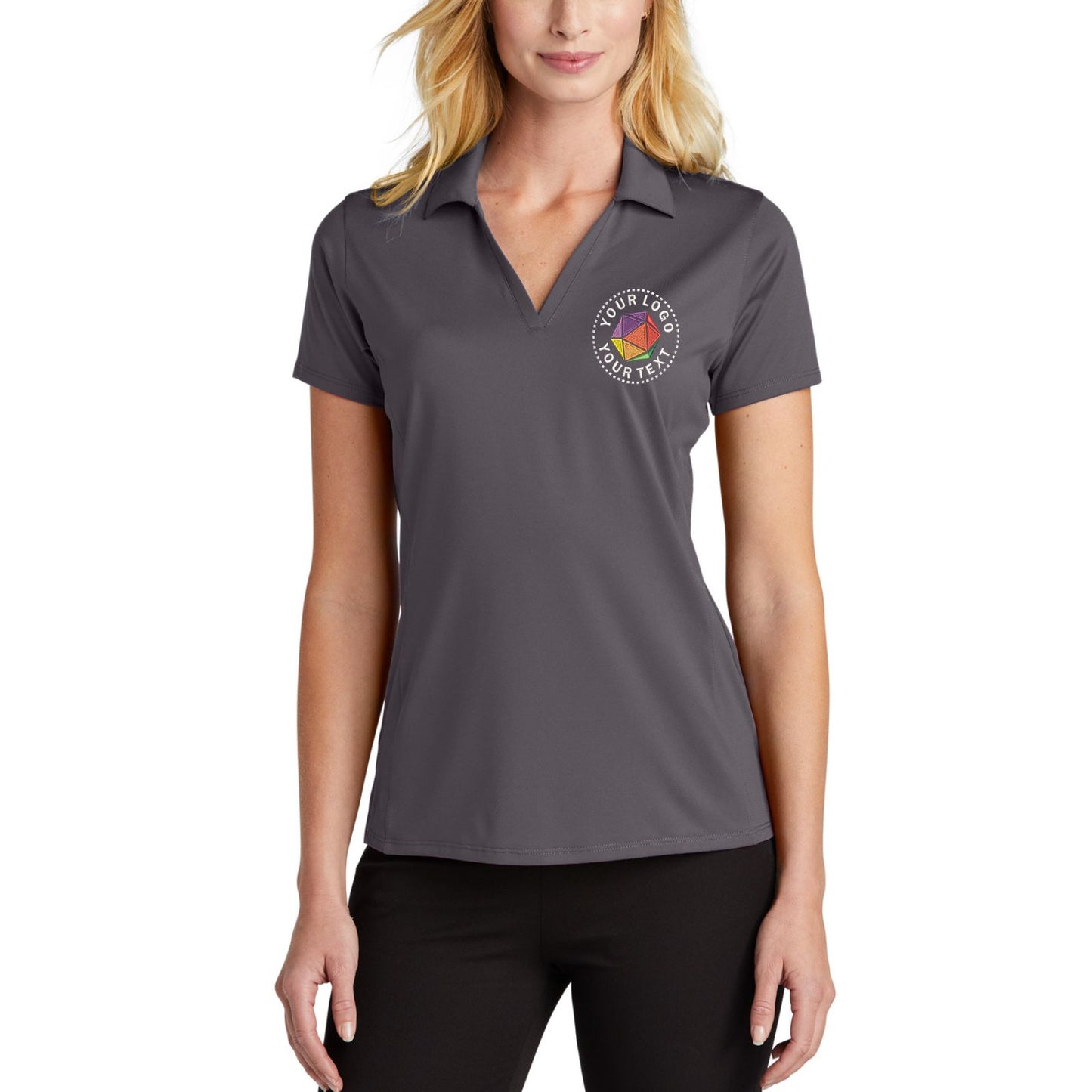 Port Authority® Custom Embroidered Women's Performance Staff Polo - LK398