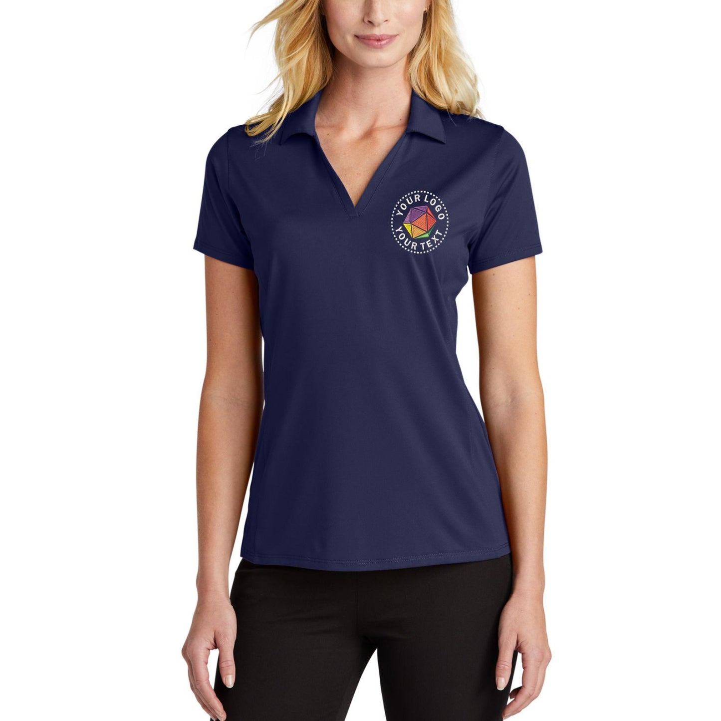 Port Authority® Custom Embroidered Women's Performance Staff Polo - LK398