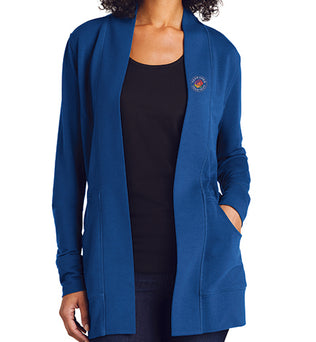 Port Authority® Custom Embroidered Women's Microterry Cardigan - LK825