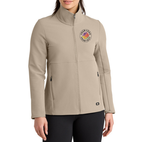 OGIO® Custom Embroidered Women’s Kinetic Soft Shell - LOG740