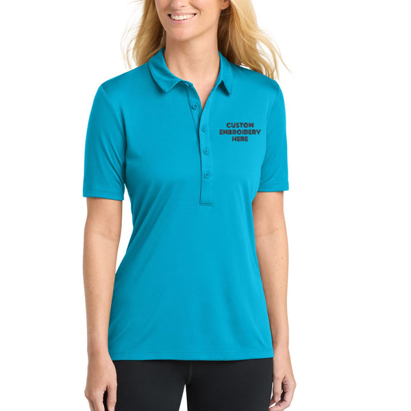 Sport-Tek® Custom Embroidered Women's Posi-UV® Pro Polo - LST520