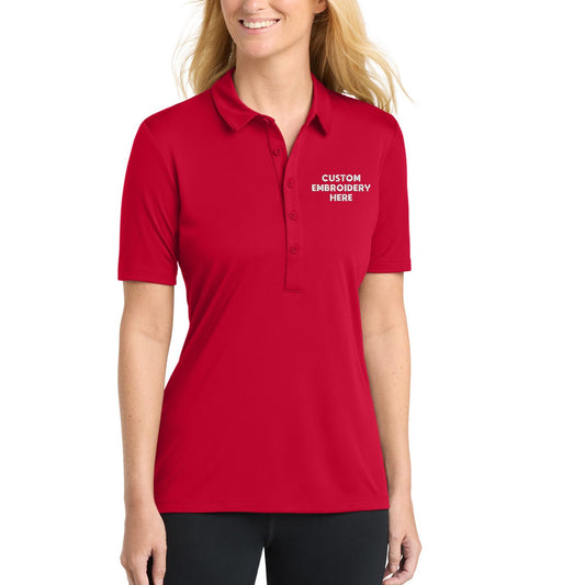 Sport-Tek® Custom Embroidered Women's Posi-UV® Pro Polo - LST520