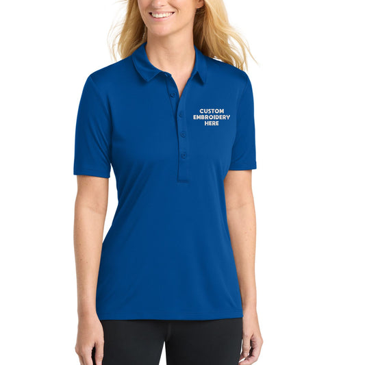 Sport-Tek® Custom Embroidered Women's Posi-UV® Pro Polo - LST520