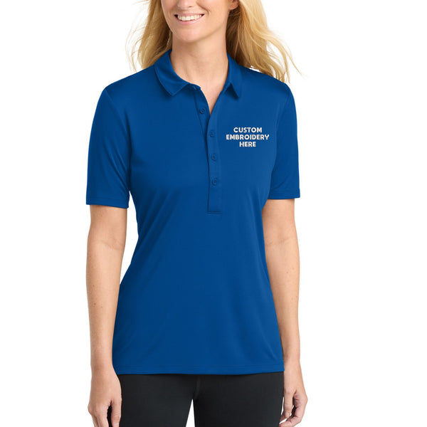 Sport-Tek® Custom Embroidered Women's Posi-UV® Pro Polo - LST520