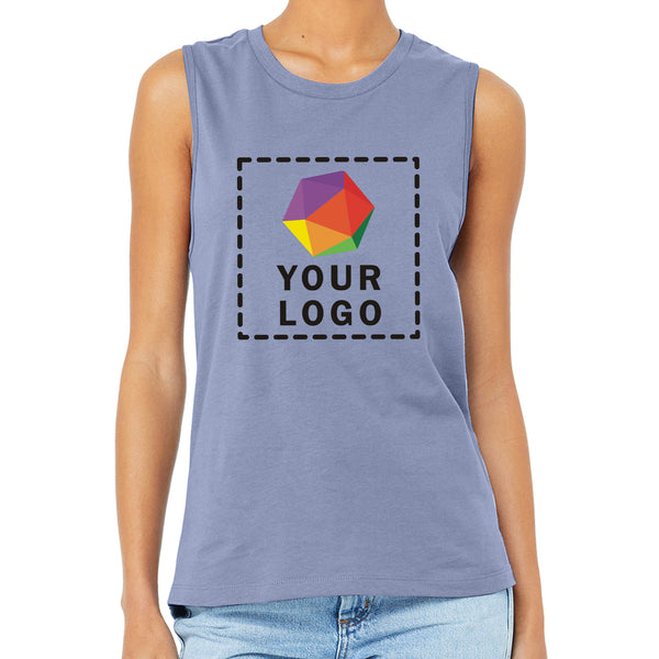 Bella + Canvas Custom Printed Ladies' Jersey Muscle Tank - b6003