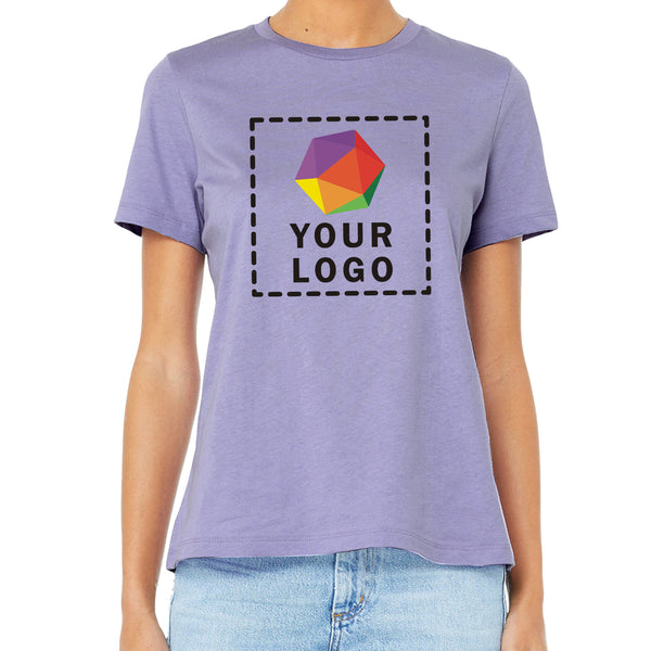 Bella + Canvas Custom Printed Ladies' Relaxed Jersey Short-Sleeve T-Shirt - B6400
