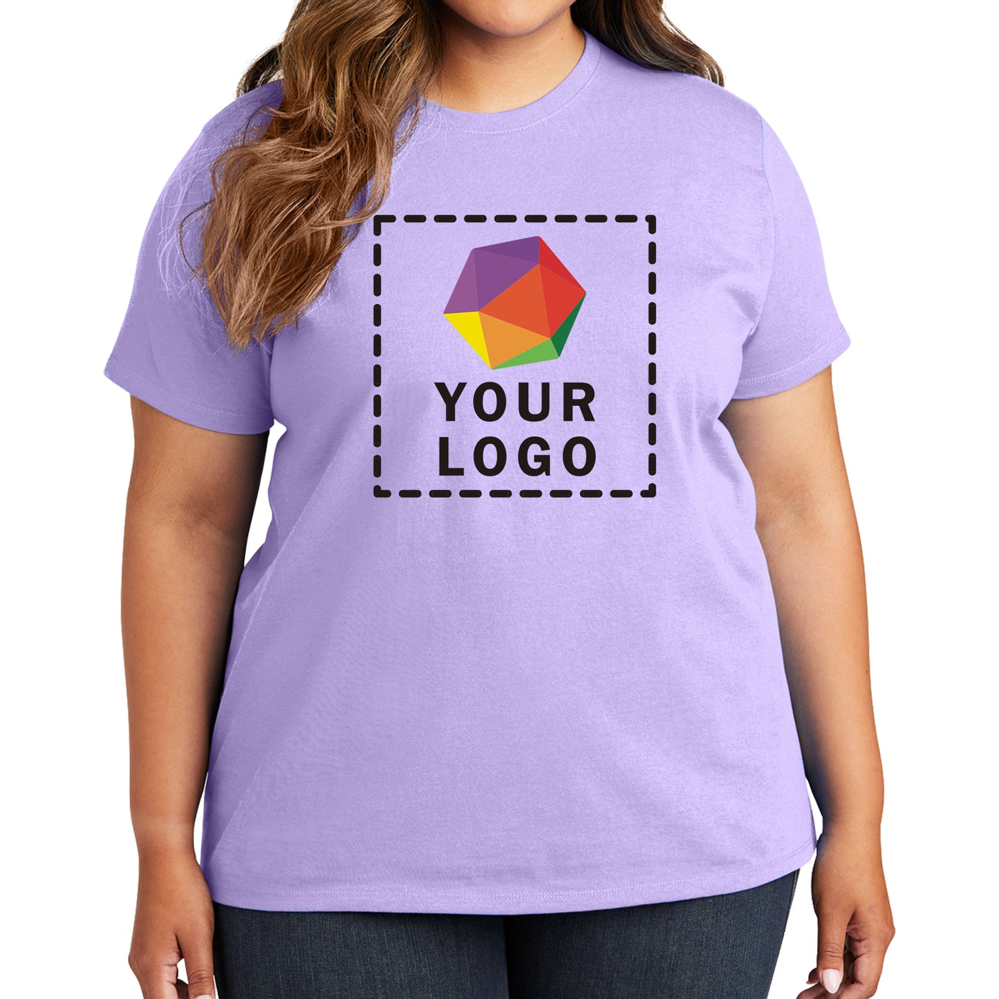 Port & Company® Custom Printed Women's Essential Tee - LPC61