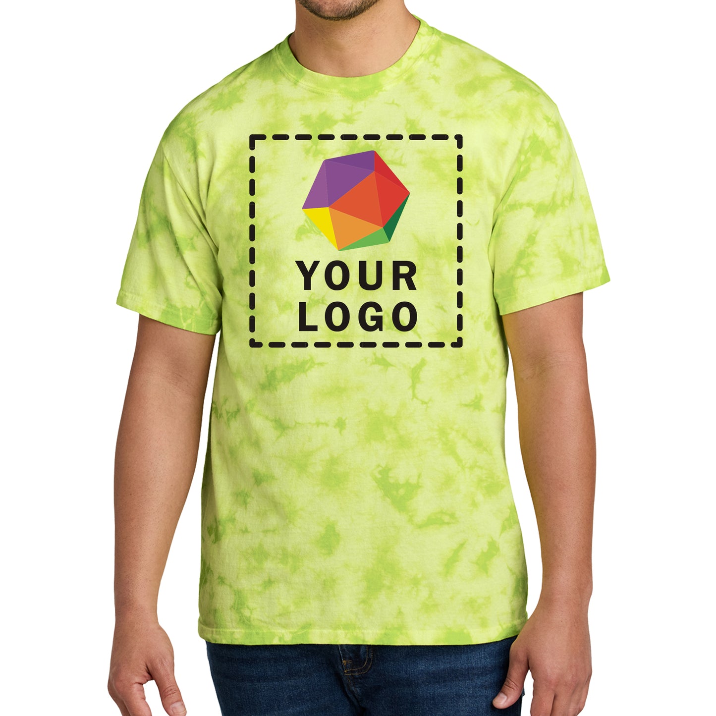 Port & Company® Custom Printed Crystal Tie-Dye Tee - PC145