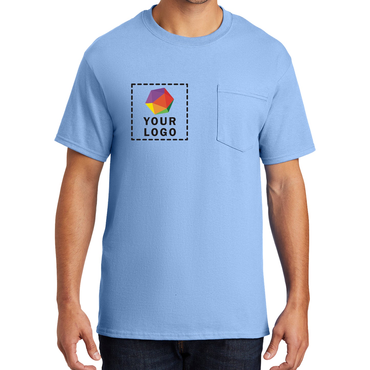 Port & Company® Custom Printed Essential Pocket Tee - PC61P