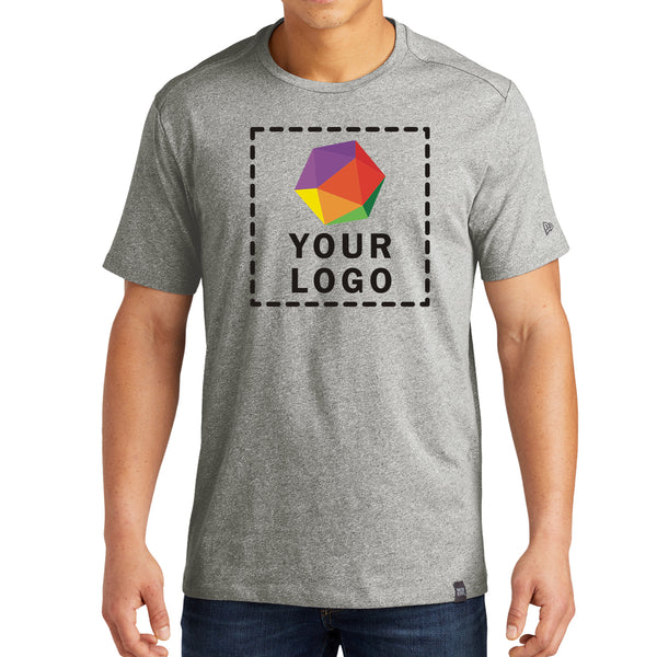 New Era® Custom Printed Heritage Blend Crew Tee - NEA100