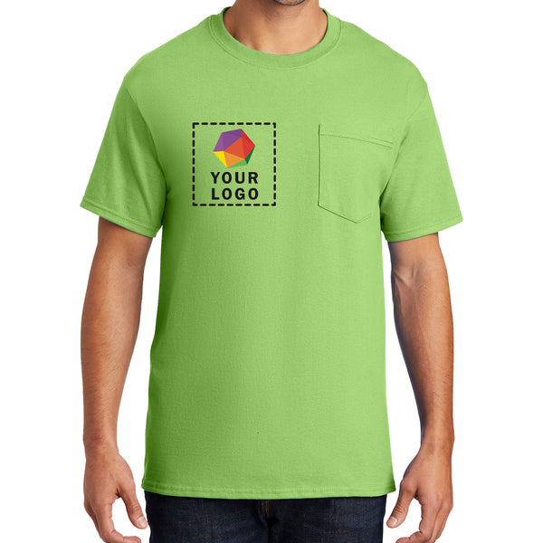 Port & Company® Custom Printed Essential Pocket Tee - PC61P