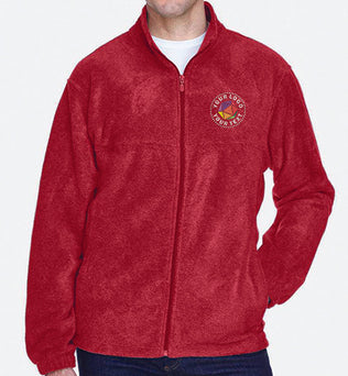 Harriton Custom Embroidered Men's Full-Zip Fleece Jacket - M990