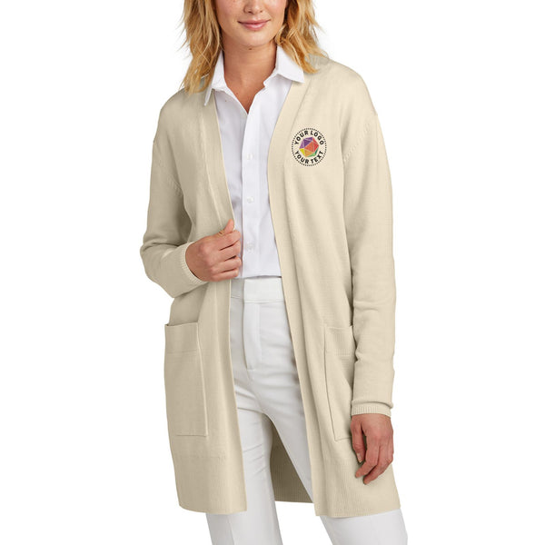 Mercer+Mettle® Custom Embroidered Women’s Open-Front Cardigan Sweater - MM3023