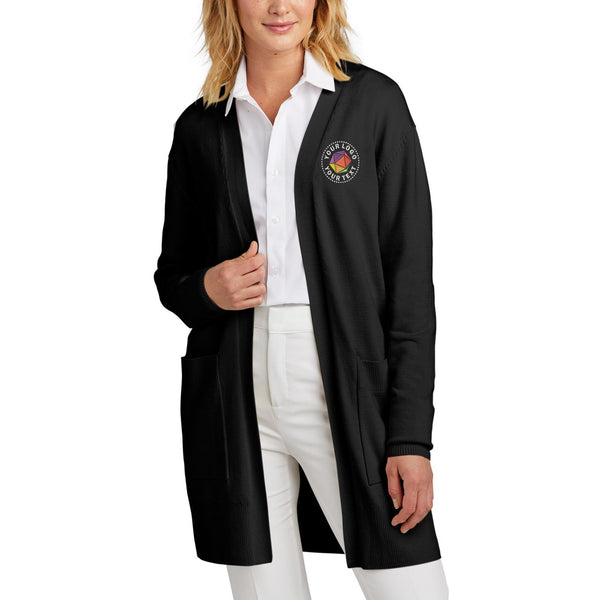 Mercer+Mettle® Custom Embroidered Women’s Open-Front Cardigan Sweater - MM3023