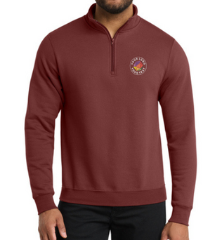 Port & Co™ Custom Embroidered Core Fleece 1/4-Zip Pullover Sweatshirt  -  PC78Q