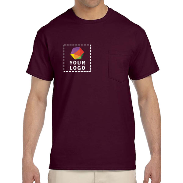 Gildan Custom Printed Adult Ultra Cotton®Pocket T-Shirt - G2300