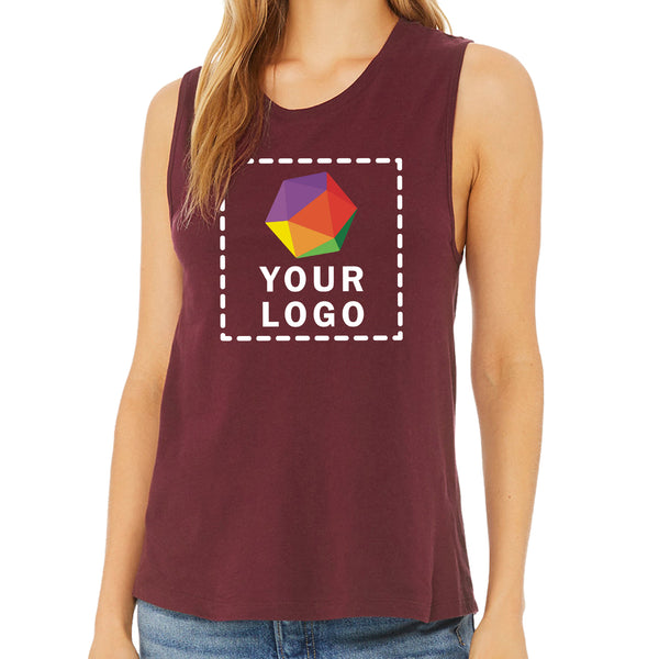 Bella + Canvas Custom Printed Ladies' Jersey Muscle Tank - b6003