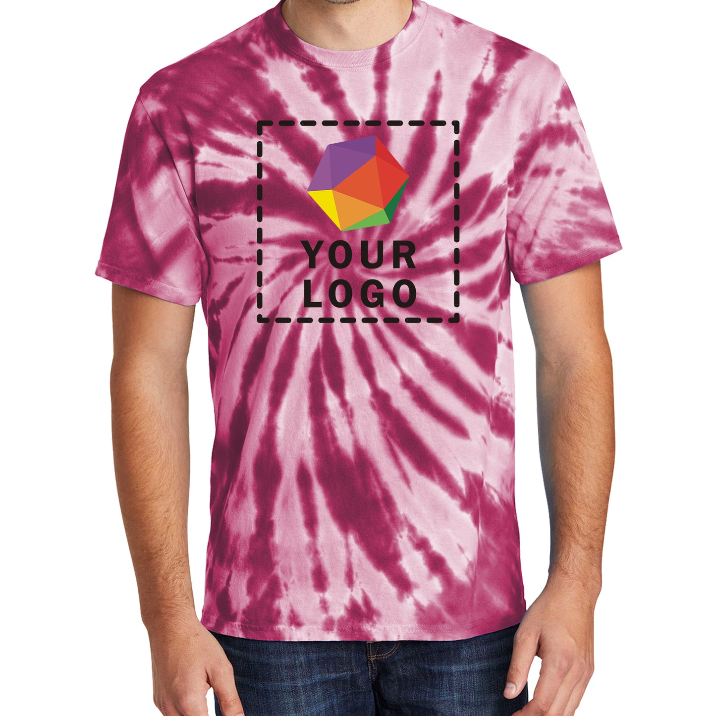 Port & Company® Custom Printed Tie-Dye Tee - PC147