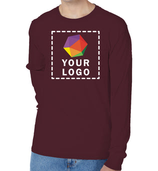 Hanes Men's Authentic-T Long-Sleeve Pocket T-Shirt - 5596