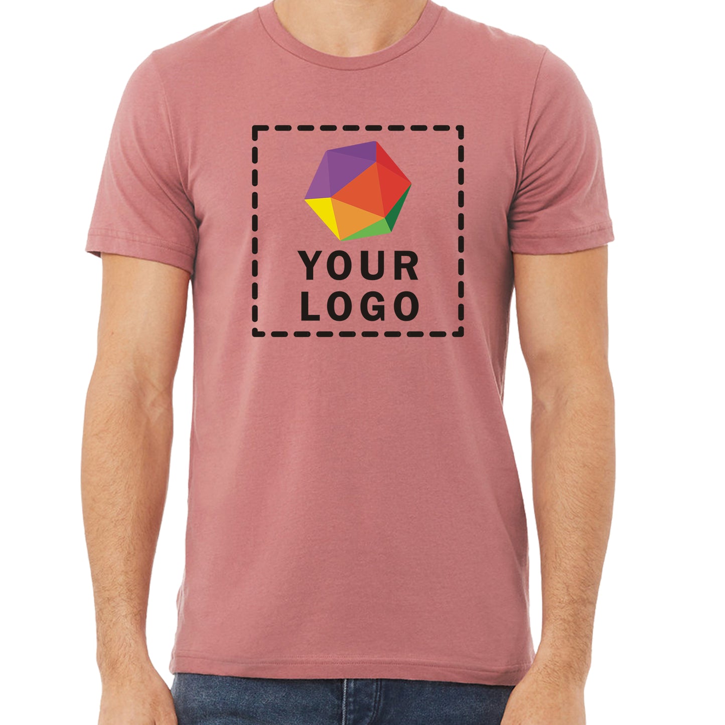 Bella + Canvas Custom Printed Unisex Jersey T-Shirt -3001C