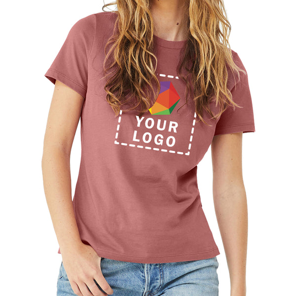Bella + Canvas Custom Printed Ladies' Relaxed Jersey Short-Sleeve T-Shirt - B6400