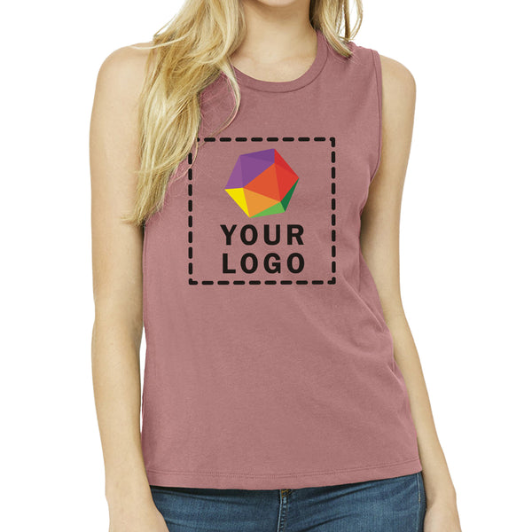 Bella + Canvas Custom Printed Ladies' Jersey Muscle Tank - b6003