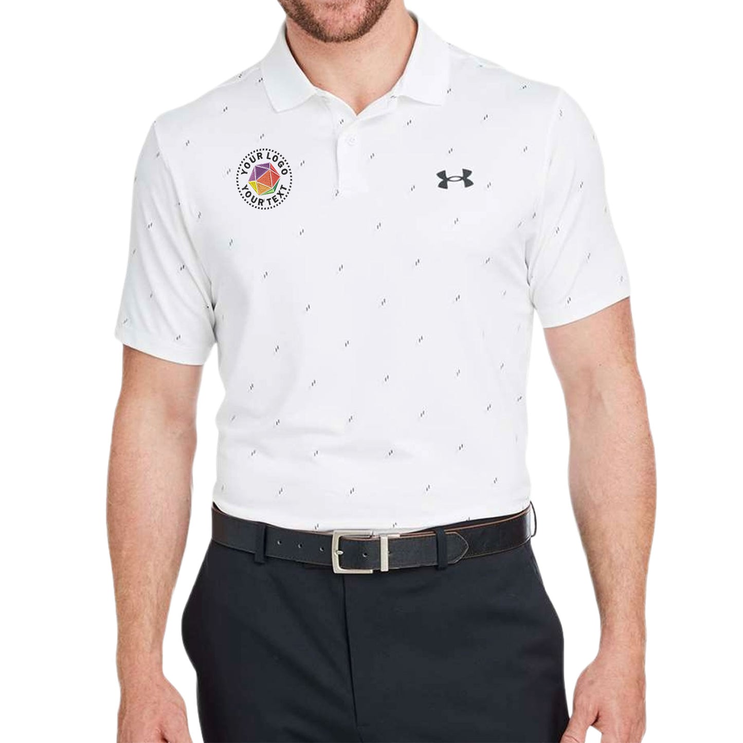 Under Armour Custom Embroidered Men's 3.0 Printed Performance Polo - 1377377