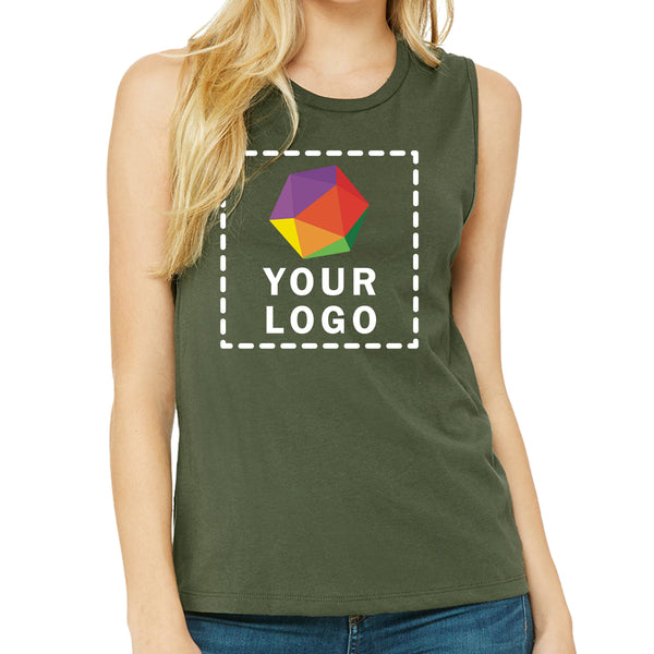 Bella + Canvas Custom Printed Ladies' Jersey Muscle Tank - b6003