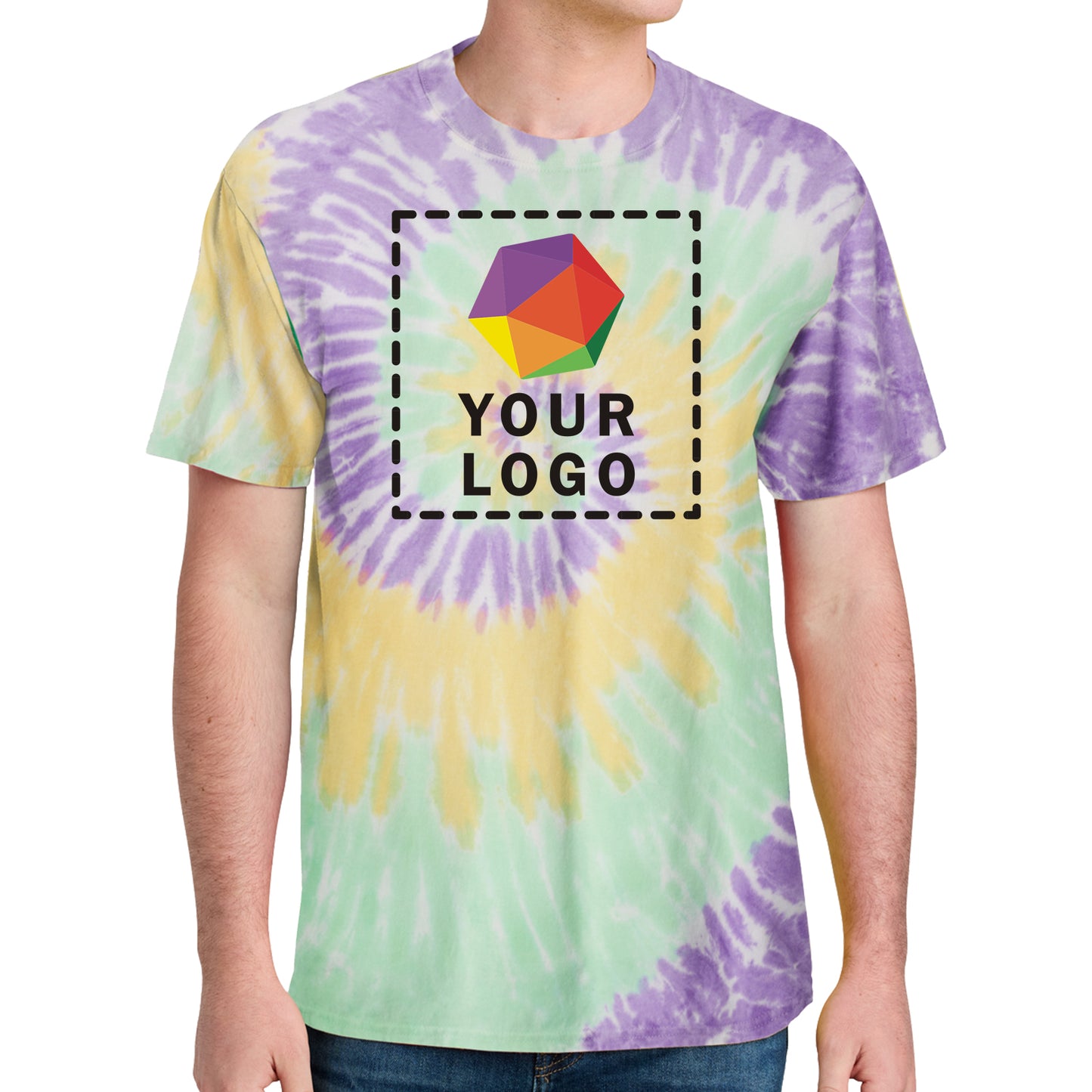 Port & Company® Custom Printed Tie-Dye Tee - PC147