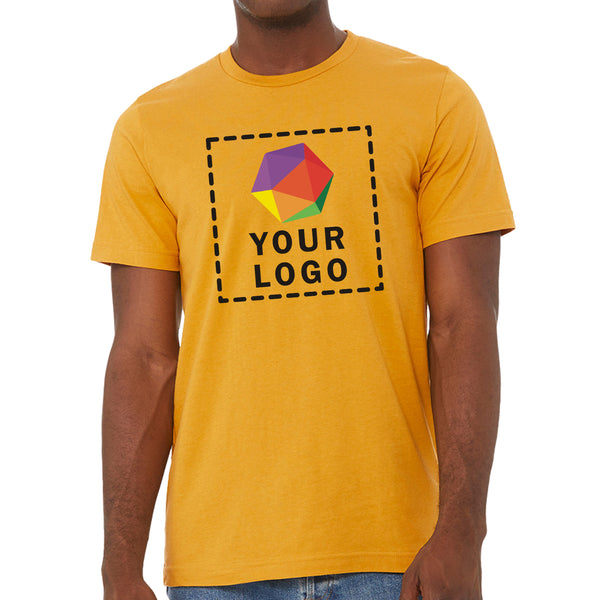 Bella + Canvas Custom Printed Unisex Jersey T-Shirt -3001C