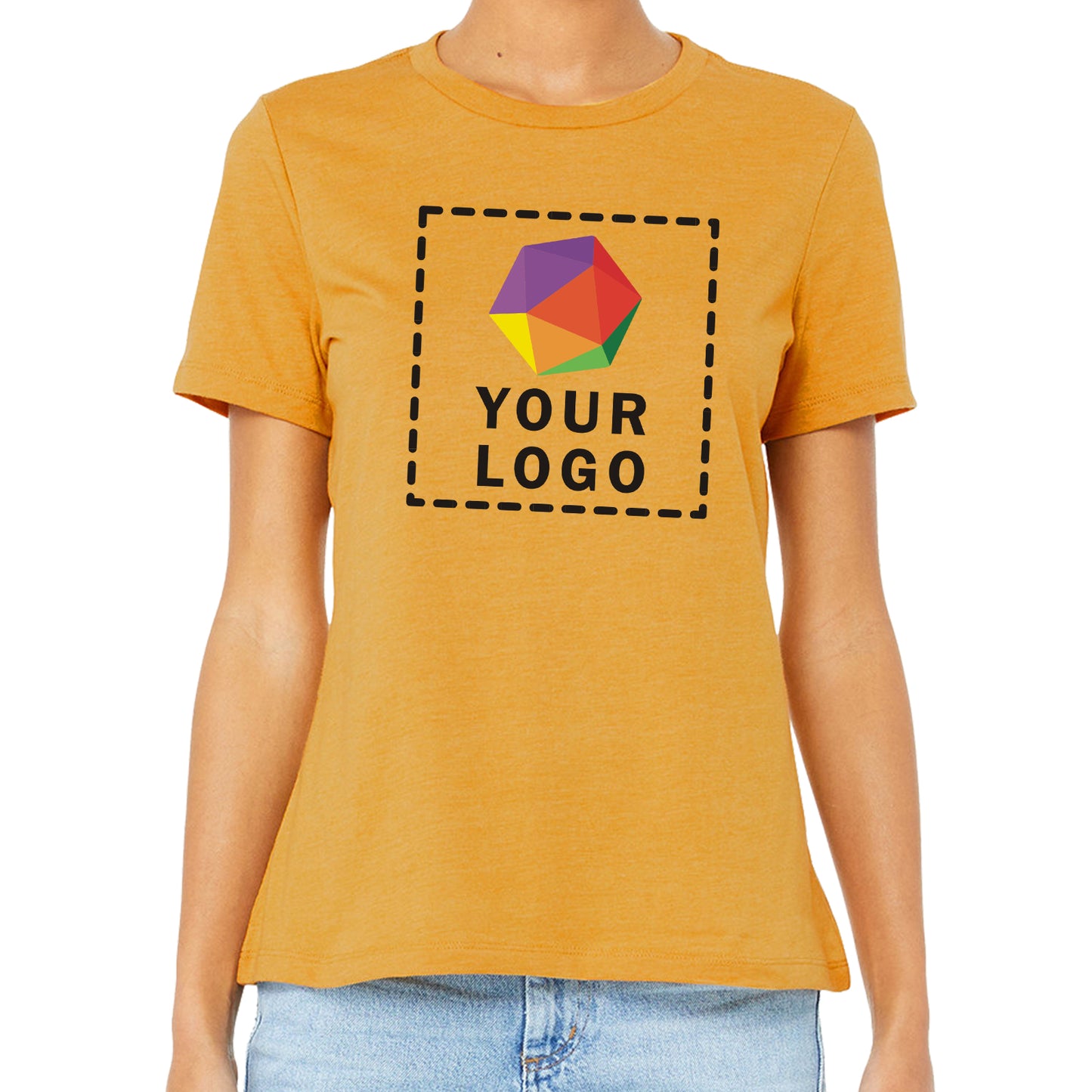 Bella + Canvas Custom Printed Ladies' Relaxed Jersey Short-Sleeve T-Shirt - B6400