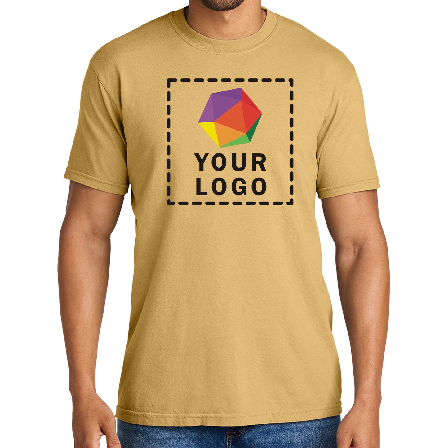 Comfort Colors® Custom Printed Heavyweight Ring Spun Tee - 1717