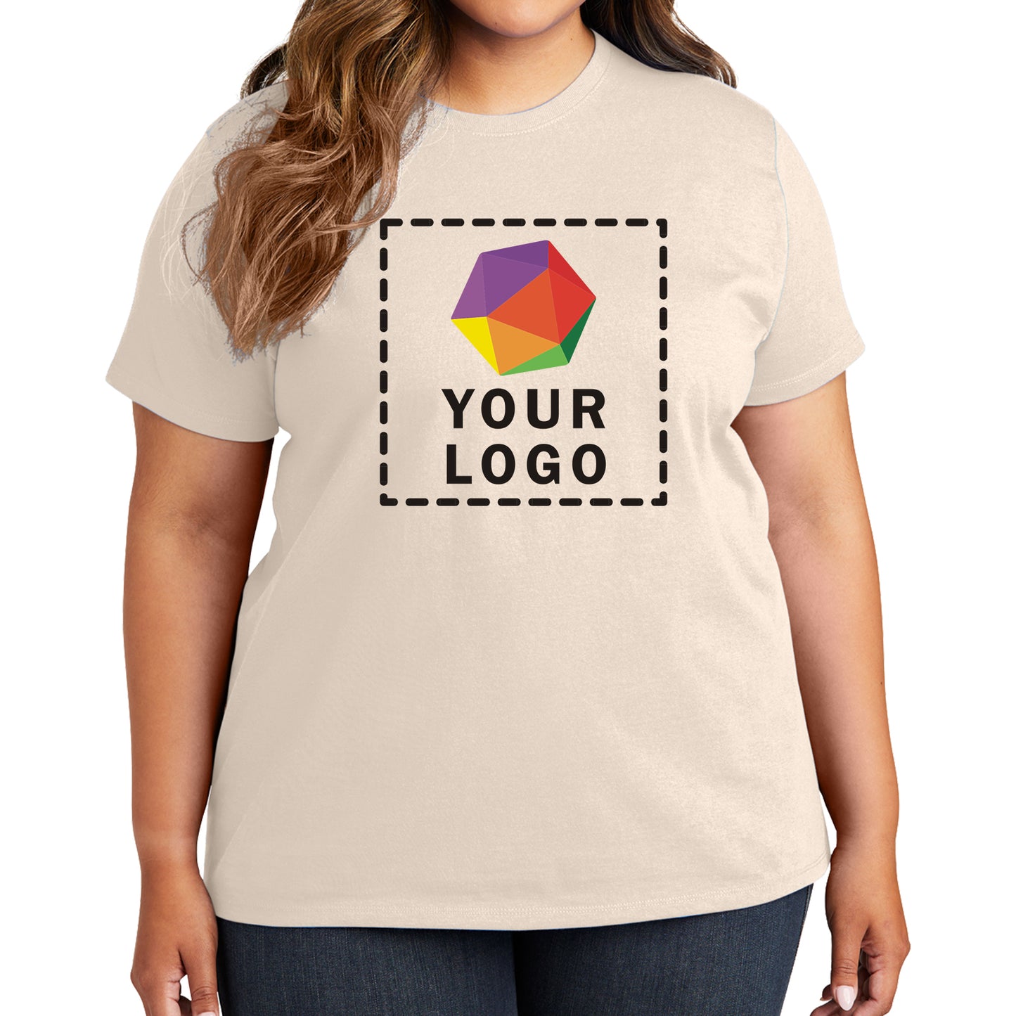 Port & Company® Custom Printed Women's Essential Tee - LPC61