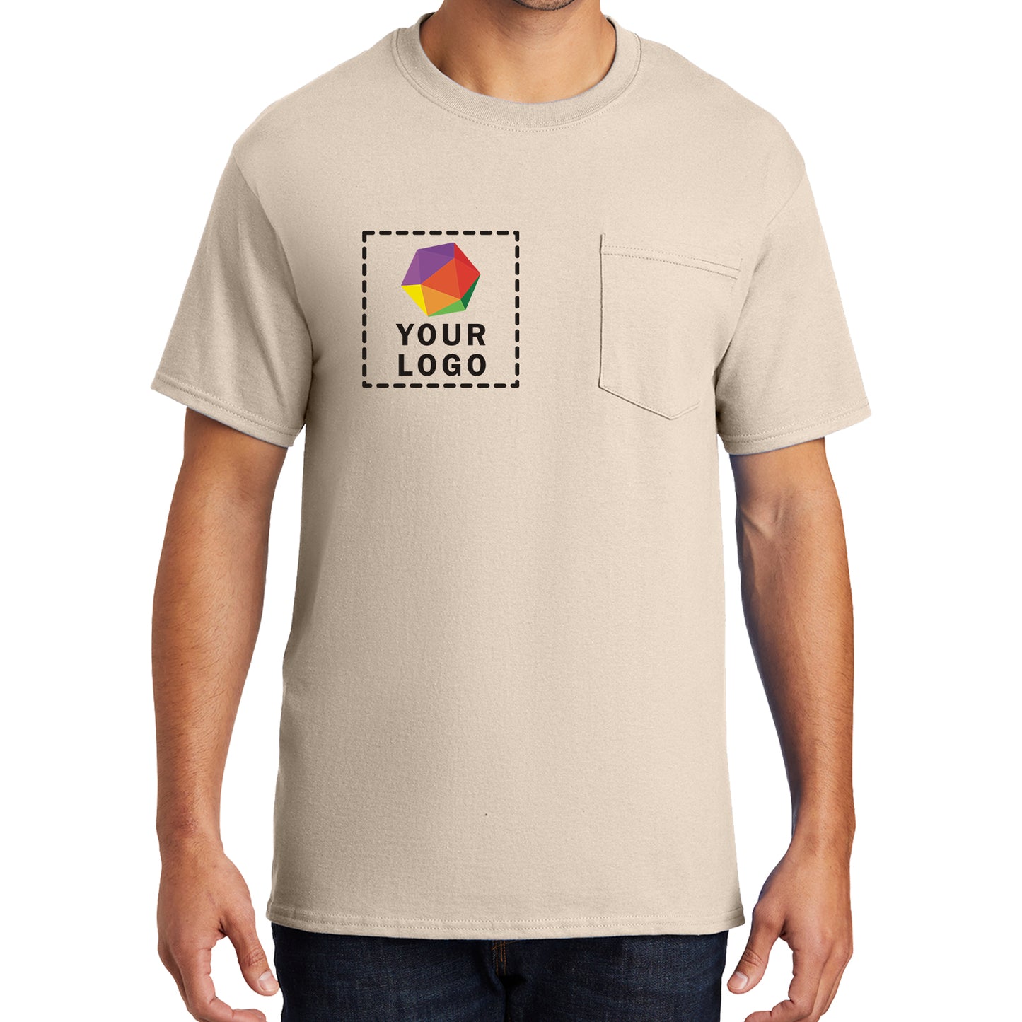 Port & Company® Custom Printed Essential Pocket Tee - PC61P