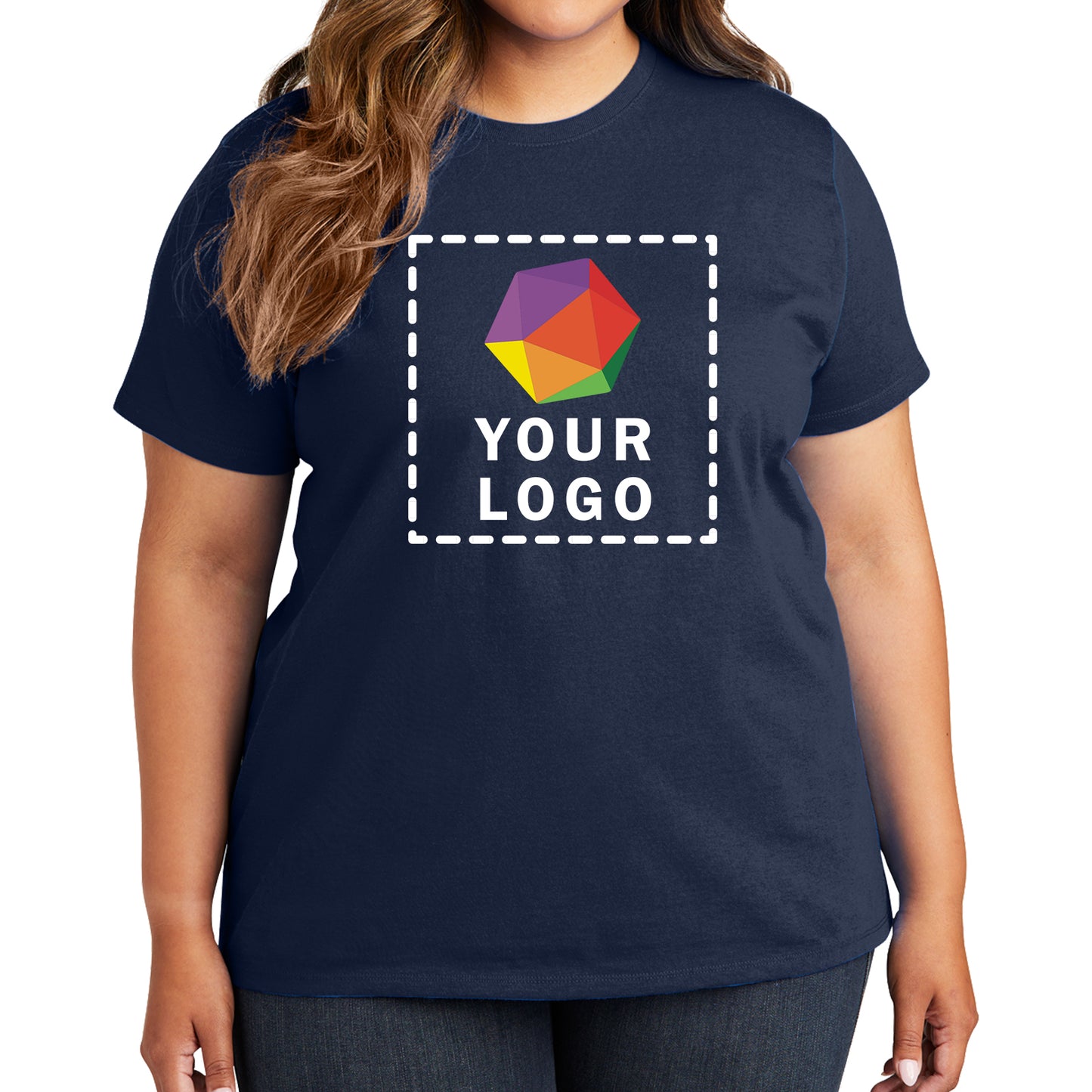 Port & Company® Custom Printed Women's Essential Tee - LPC61