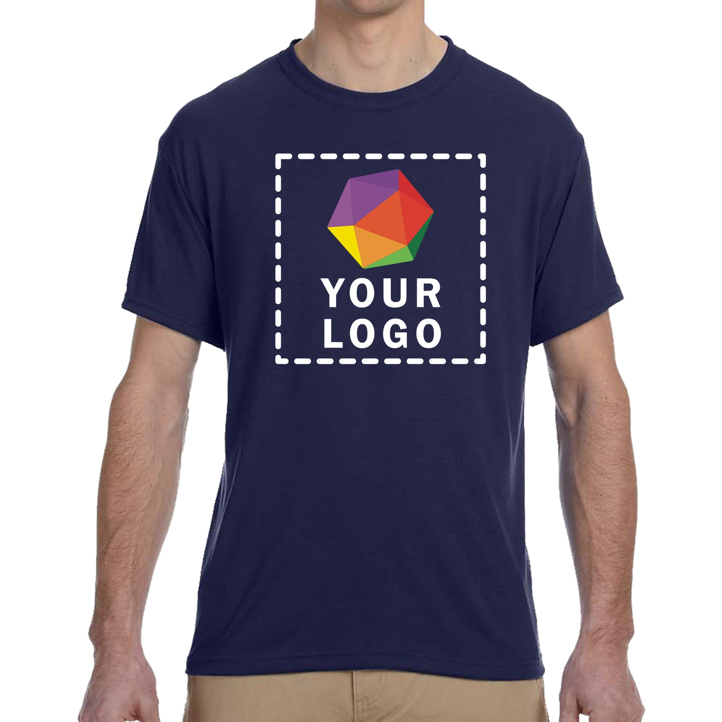 Jerzees® Dri-Power® 100% Polyester Custom Printed T-Shirt - 21M