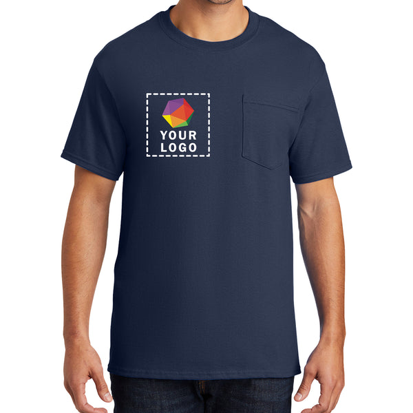 Port & Company® Custom Printed Essential Pocket Tee - PC61P