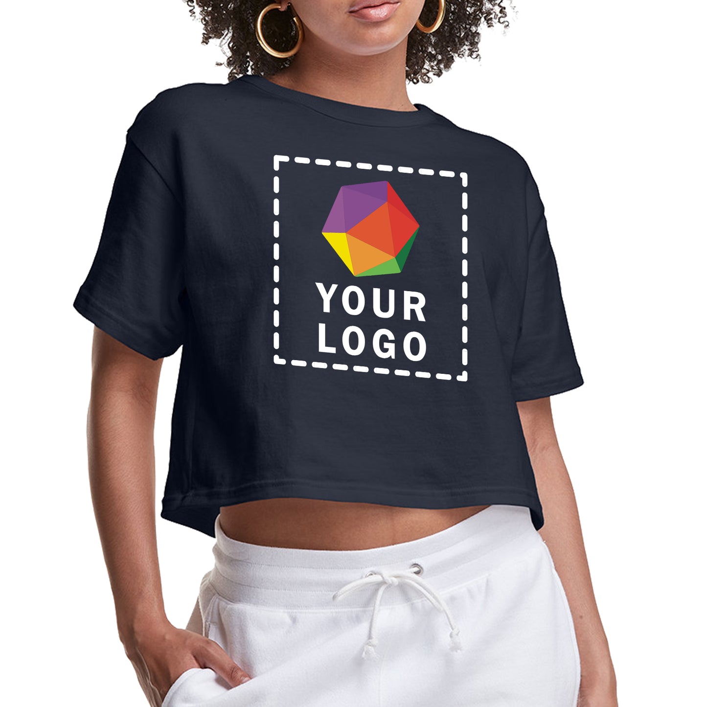 Champion Custom Printed Ladies' Cropped Heritage T-Shirt - T453W